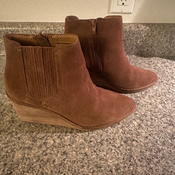 Frye Suede Boots Booties - Picture 4 of 6